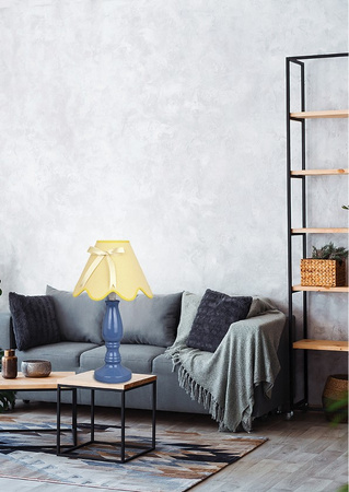 LOLA LAMPA GABINETOWA 1X40W E14 NIEBIESKO ŻÓŁTA Candellux 41-63472