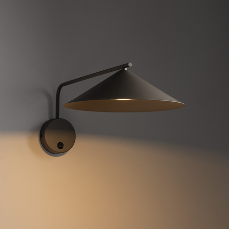 KInkiet metalowy stożek z przełącznikiem LUME M NEW BROWN 1xGX53 Tk Lighting 11268
