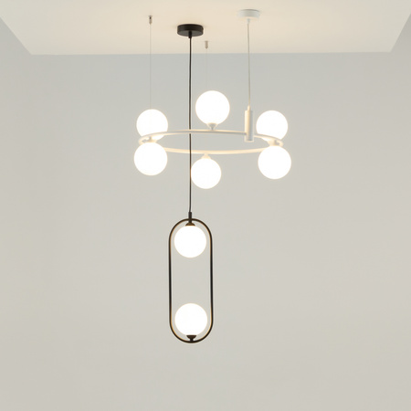 Lampa wisząca RING Maytoni czarna MOD013PL-02B