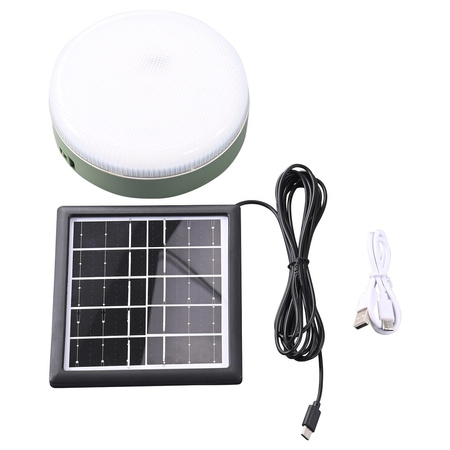 Lampka solarna wraz ze świecącą linką 8m Corda 9000K + 8m 3000K IP44 Eko-Light EKO2530