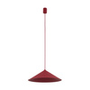 Lampa wisząca burgudnowy stożek o średnicy 40cm LUME M BURGUND 1XGX53 Tk Lighting 11696