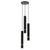 Lampa wisząca JOKER BLACK/GOLD 3xGU10 potrójna Milagro MLP8918