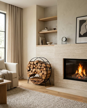 Ozdobny stojak na drewno KS-20 STOJAK WOOD RING L z serii KAJA HOME