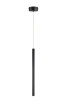 Lampa wisząca cienka rurka LED o długości 45cm w kolorze czarnym Metalic Maxlight P0667