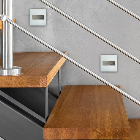 Oprawa schodowa srebrna LUMI Milagro EKS6158 EKS2358 EKS2341 barwa światła do wyboru