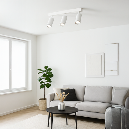 Oprawa Mica Spot Biały + Chrom 3xGU10 Milagro ML2099