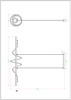 Złota lampa wisząca spirala 120cm VELENNE LED 3000K Zuma Line P241249402