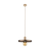 Lampa wisząca nad stół loft SILA SABIA BROWN 1XE27 300 TK Lighting 10757
