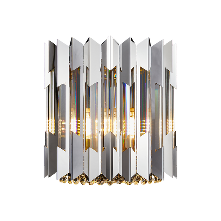 Kinkiet kryształowy RITZ GOLD CHROME 2xE14 Milagro ML0397 ML0398 kolor do wyboru