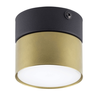 SPACE BLACK/GOLD LAMPA SUFITOWA 1 PŁ TK Lighting 6140