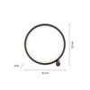 Lampka stołowa okrąg czarny MINI RITUS LED 3000K Just Light 15395-18