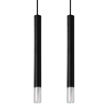 Lampa wisząca WEZYR metal szkło Sollux Lighting SL.0958 SL.0961