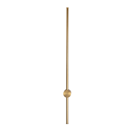 Złoty kinkiet podświetlający ściane podłużna rurka 90cm LED 3000K Maxlight W0416 Spirit