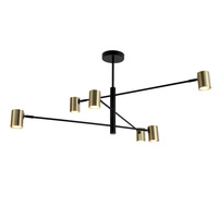 Lampa wisząca Snow 6 złota 6xGU10 Light Prestige LP-731/6P GD
