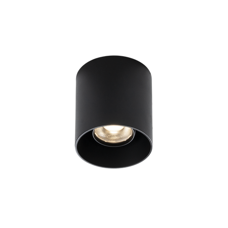 Czarna tuba sufitowa o średnicy 9cm LED 3000K Maxlight C0281 BigFix