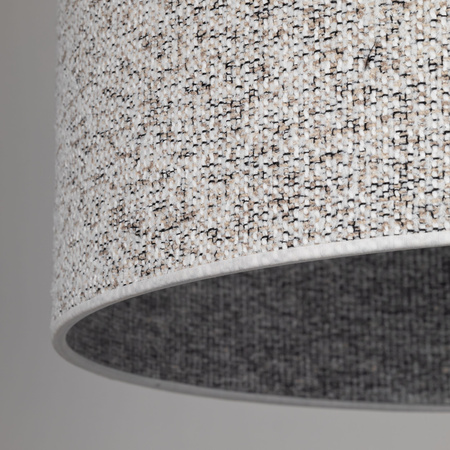 Lampa wisząca z tkaniny o średnicy 50cm VELLUM BLACK 500 1xE27 Tk Lighting 10751