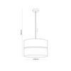 Lampa wisząca ECO 38cm TK Lighting 5772