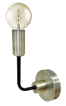 Saga lampa kinkiet patyna+matowy czarny 1x40w e14 Candellux 21-01313