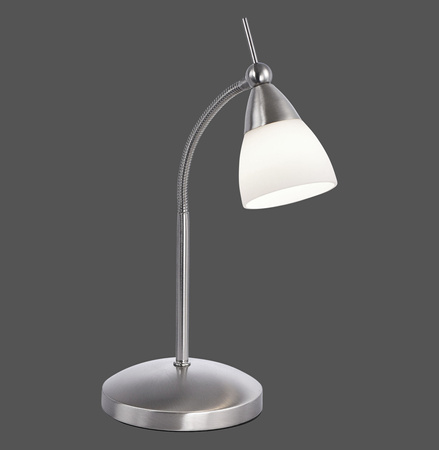 Lampka stołowa z wyginanym ramieniem STALOWY 1xG9 PINO Paul Neuhaus 4001-55