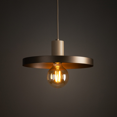 Lampa wisząca nad stół loft SILA SABIA BROWN 1XE27 300 TK Lighting 10757
