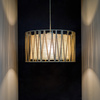Lampa wisząca o średnicy 38cm wykonana z juty HARMONY SABIA 1XE27 Tk Lighting 11460