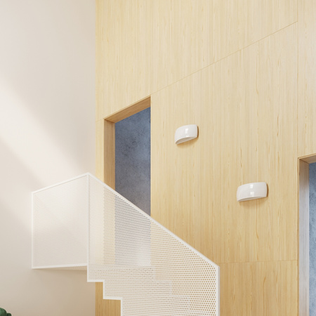 Kinkiet lakierowany PONTIUS biały połysk Sollux SL.1025