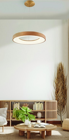 Lampa wisząca drewno SANTANA 38 LED AZzardo AZ5006