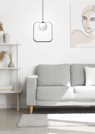 LAMPA WISZĄCA TULA 1 CZARNY 140x12x26 Candellux 50101074