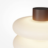 Lampa stołowa brązowa ze szklanym kloszem Nuvem LED 3000K Maytoni MOD497TL-L8BRK