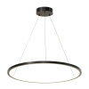 Lampa wisząca czarny okrąg 60cm Ringa LED PL0150-BK Yaskr