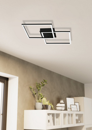 Lampa sufitowa PALMAVES LED Eglo 75553 sterowana pilotem