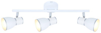 FIDO LAMPA SUFITOWA LISTWA 3X40W E14 BIAŁY+CHROM Candellux 93-63403