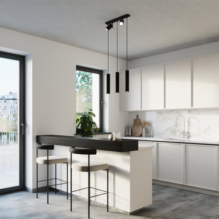 Lampa wisząca RING 3 czarny Sollux SL.1099