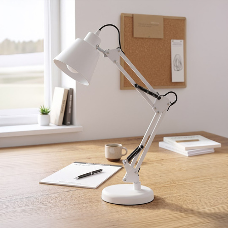 Lampka biurkowa Primus Biały 1xE27 Milagro ML2942