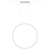 Lampa wisząca pionowy ring 90cm Mirror L biała IP44 LED CCT Light Prestige LP-999/1P L WH CCT