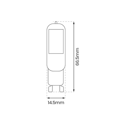 Żarówka COB LED 4W G9 3000K Eko-Light EKZA1673