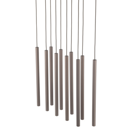 Lampa wisząca listwa cienkie brązowe wiszące rurki 10XG9 FERRO NEW BROWN Tk Lighting 11490