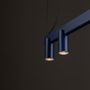 Lampa wisząca podłużna 150cm granatowa z dodatkowym podświetleniem FOURTY LINE LED VII Nowodvorski 12293