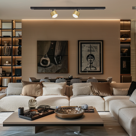 Oprawa Cyklop do systemu Track Złoty 1xGx53 Milagro ML1199