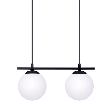 Lampa wisząca GLOBE E14 LED Zuma Line 1208 - stylowa lampa z dwoma kulami do jadalni