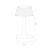 Lampka nocna EASY White Milagro ML2287