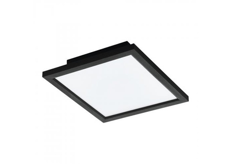 Lampa sufitowa czarna SALOBRENA-Z LED Eglo 900049 sterowana pilotem funkcja smart