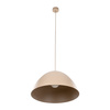 Metalowa lampa wisząca w kolorze beżowym o średnicy 50cm FARO SABIA 1xE27 Tk Lighting 10658