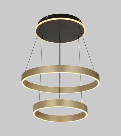 Lampa wisząca podwójna Marling złota Aviano Lighting 6072-304