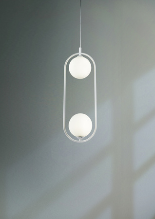 Lampa wisząca RING Maytoni biała MOD013PL-02W