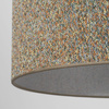 Lampa wisząca abażur 50cm VELLUM BLACK MULTICOLOR 1xE27 Tk Lighting 10752
