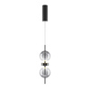 Nowoczesna lampa wisząca szklane dymione dwie kule LED 3000K Double Moon MOD478PL-L8B3K Maytoni
