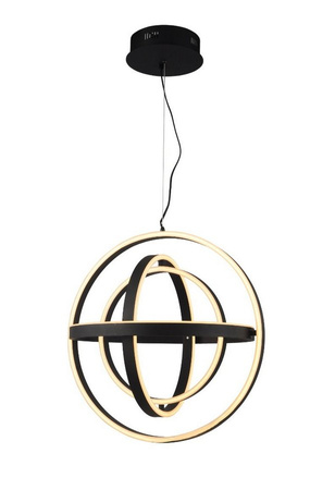 Lampa wisząca czarna TESS LED Zuma Line MD9203-4-3BD