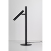 Czarna prosta lampka stołowa kierunkowa LED 3000K TROST TABLE BK Azzardo AZ6801