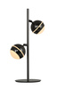 Lampa stojąca dwójka Biarritz LED czarny chrom Aviano Lighting 8047-205
